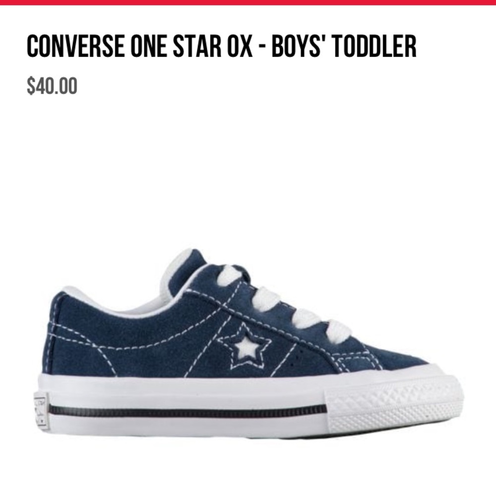⭐️Boys/Women's Converse EUC 5.5  blue in box